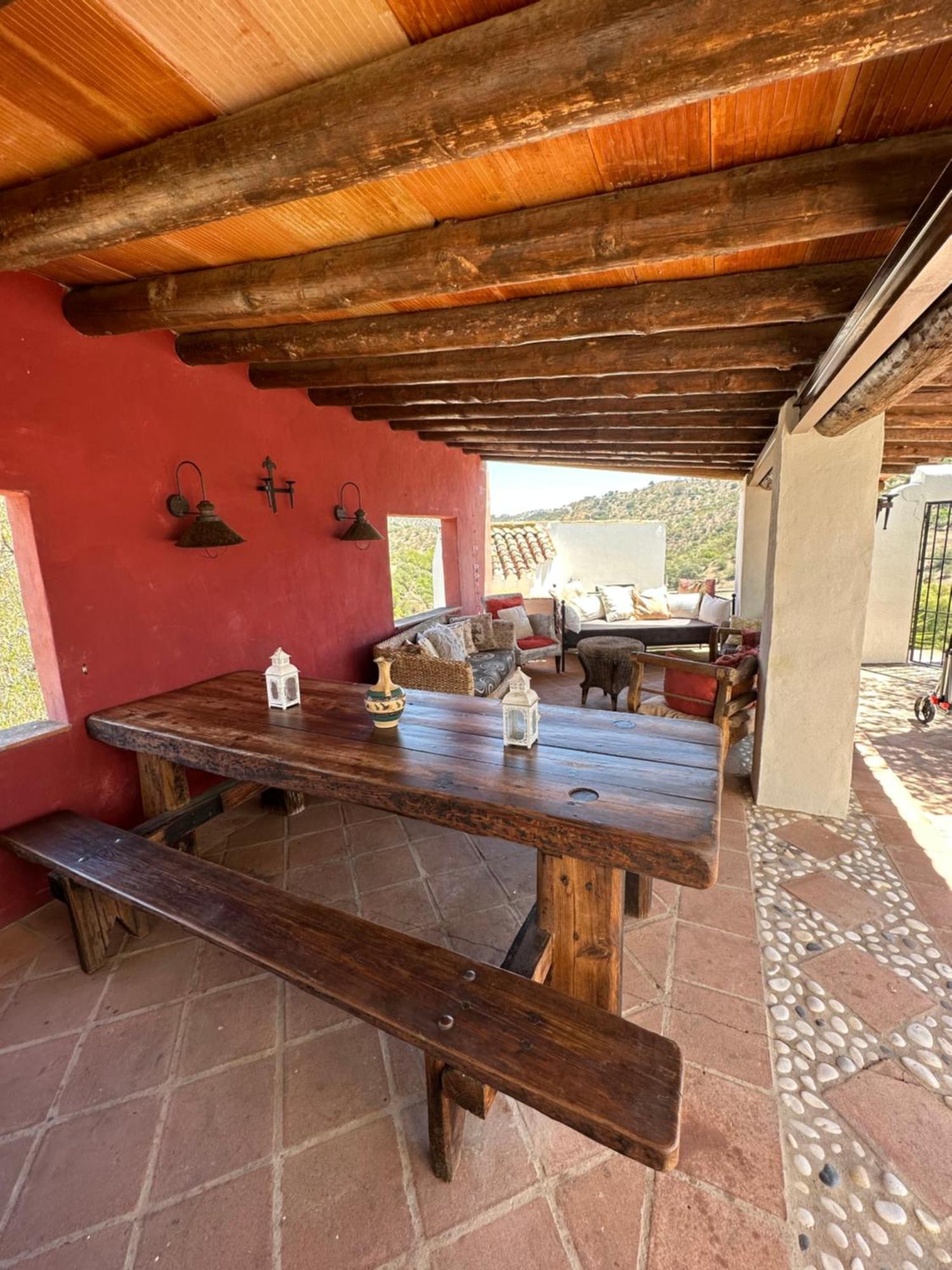 Villa Cortijo Cuscurro à Ríogordo Extérieur photo
